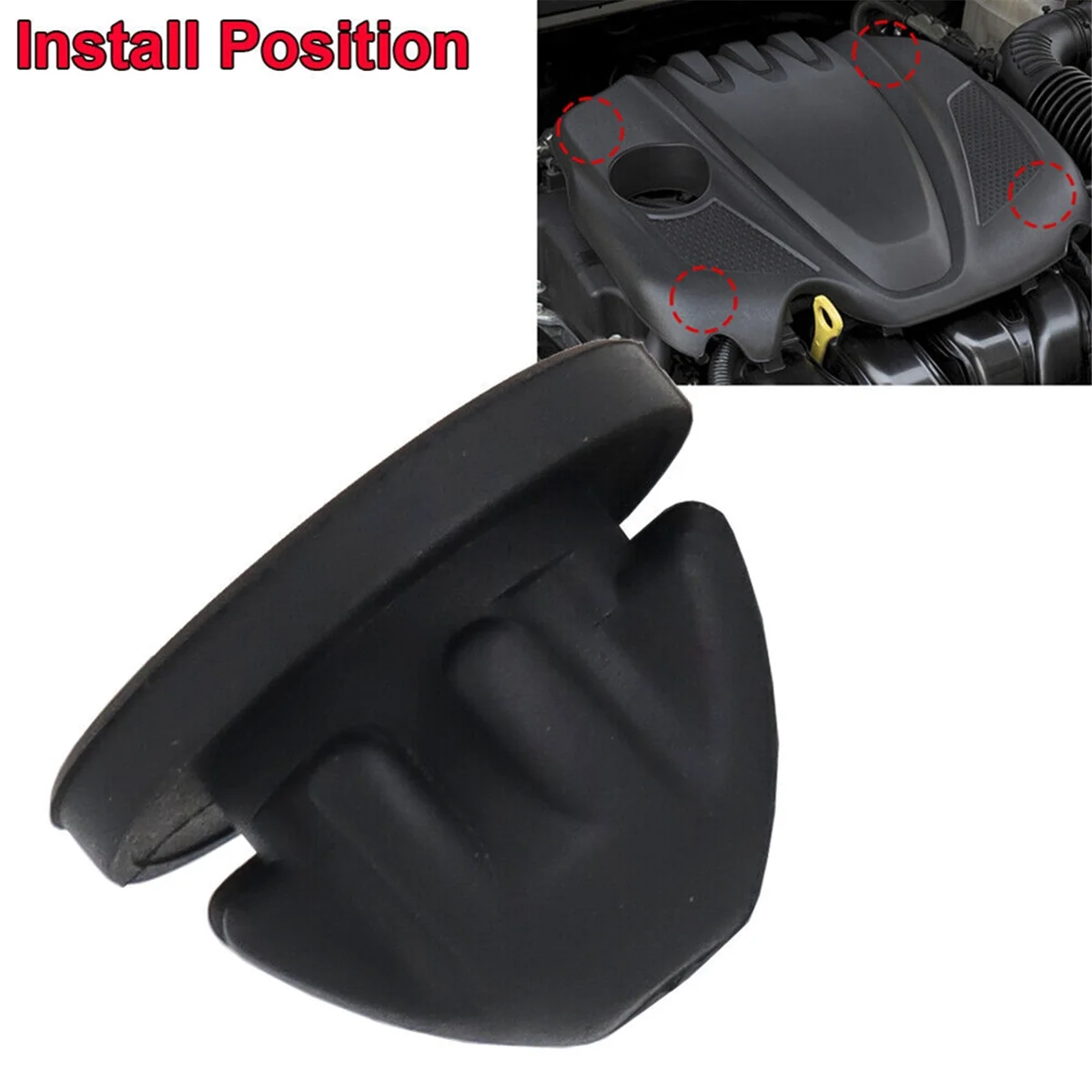 20 шт. бафы для бампера капота автомобиля 11127614138 BMW серий 1 2 3 4 5 6 7 резиновое