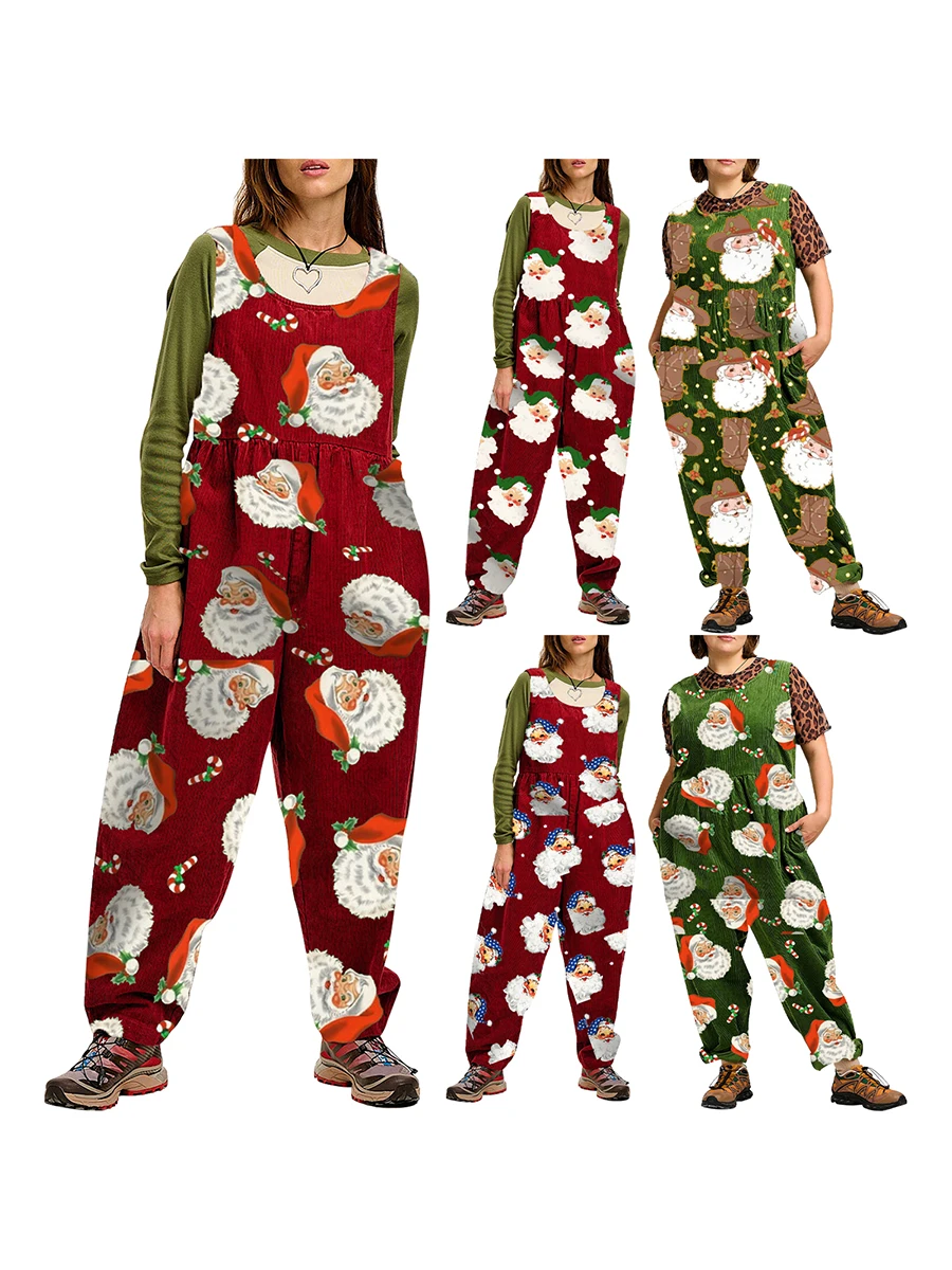 Женские милые толстовки с рождественским принтом гнома свободные пуловеры