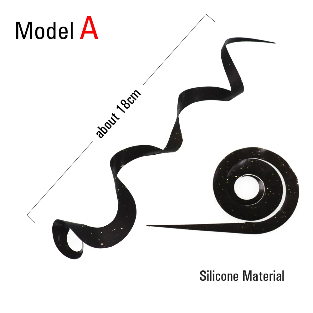 ICERIO 10PCS Silicone Skirts Streamer Lures Trailers Integrated Spinnerbait Buzzbait Rubber Jig Fly Tying Materials - купить по