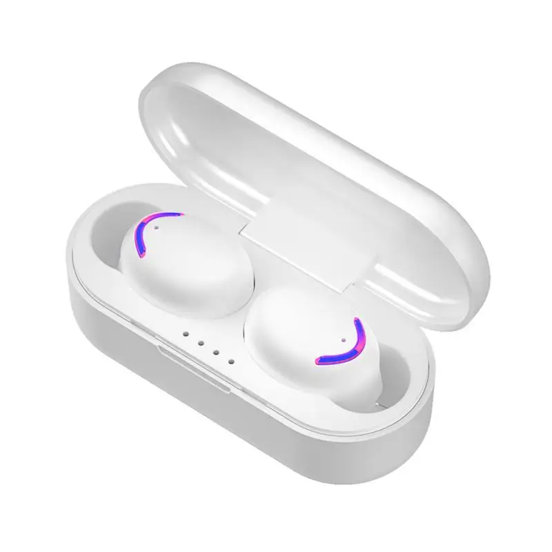 

F9 Mini Earphone With Charging Box Waterproof Blue-tooth Headphones V5.1 Wireless Headset Earbuds For Smartphones Touch Control