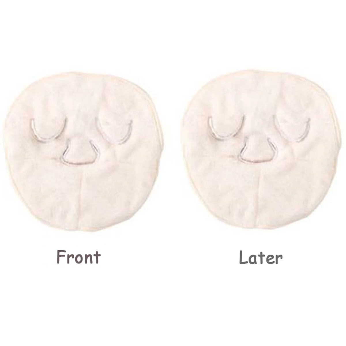 

Белое полотенце из хлопка для лица