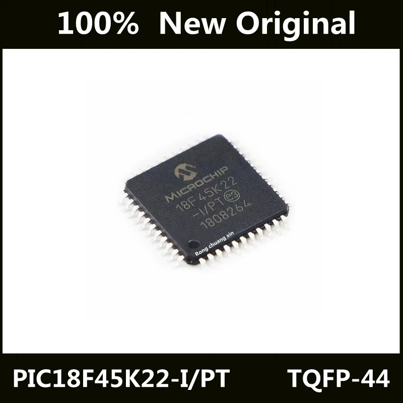 

New Original PIC18F45K22-I/PT PIC18F45K22-I PIC18F45K22 Package QFP-44 8-bit Microcontroller Chip IC