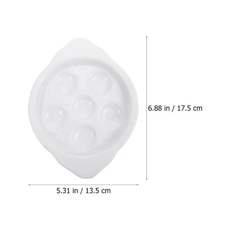 1 шт. керамическая тарелка для улитки блюдо выпечки держатель раковины