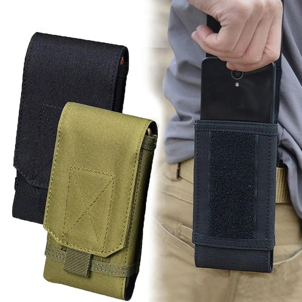 

Outdoor Camouflage Bag Tactical Military Mobile Phone Bag Sports Belt Cover Waterproof Nylon Sport