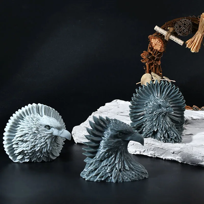 3d-подсвечник в виде орла искусственная статуя абстрактная свеча гипсовая смола
