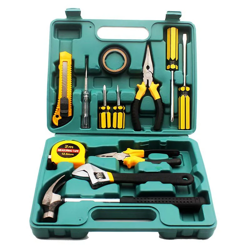 12pcs Electrician Tools Box Sets Waterproof Hard Screwdriver Case Shockproof Plastic Carrying Boxs Anti-fall Portable Toolbox