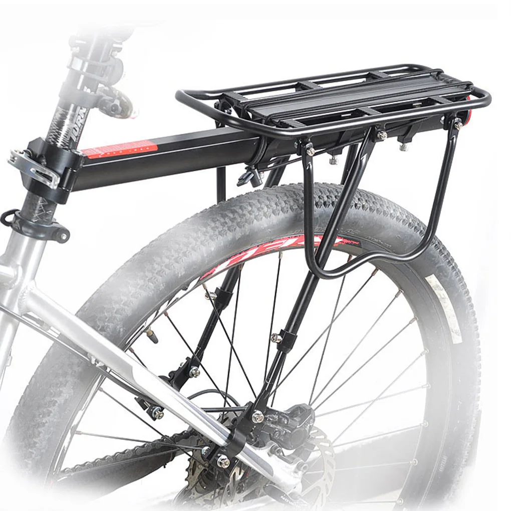 

Road Bike Aluminum Alloy Rear Racks for 3.3cm Tube Bicycles Luggage Saddle Bag Carrier Holder Stand Shelf 10KG Weight Bearing