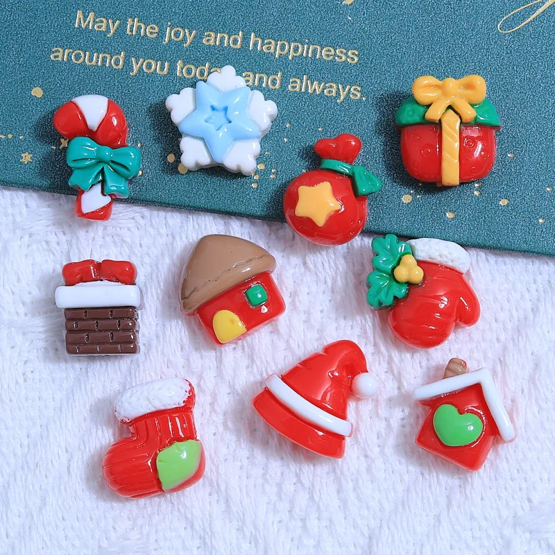 10 шт. новые милые рождественские фотообои из смолы