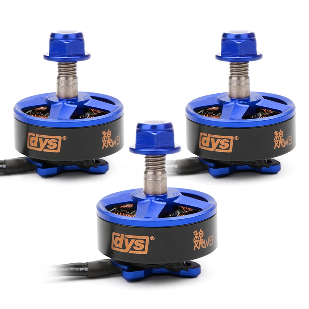 

Двигатель DYS RC для радиоуправляемого дрона FPV гоночного дрона бесщеточный двигатель 2207 3-6S для модели пересечения Samguk Wei