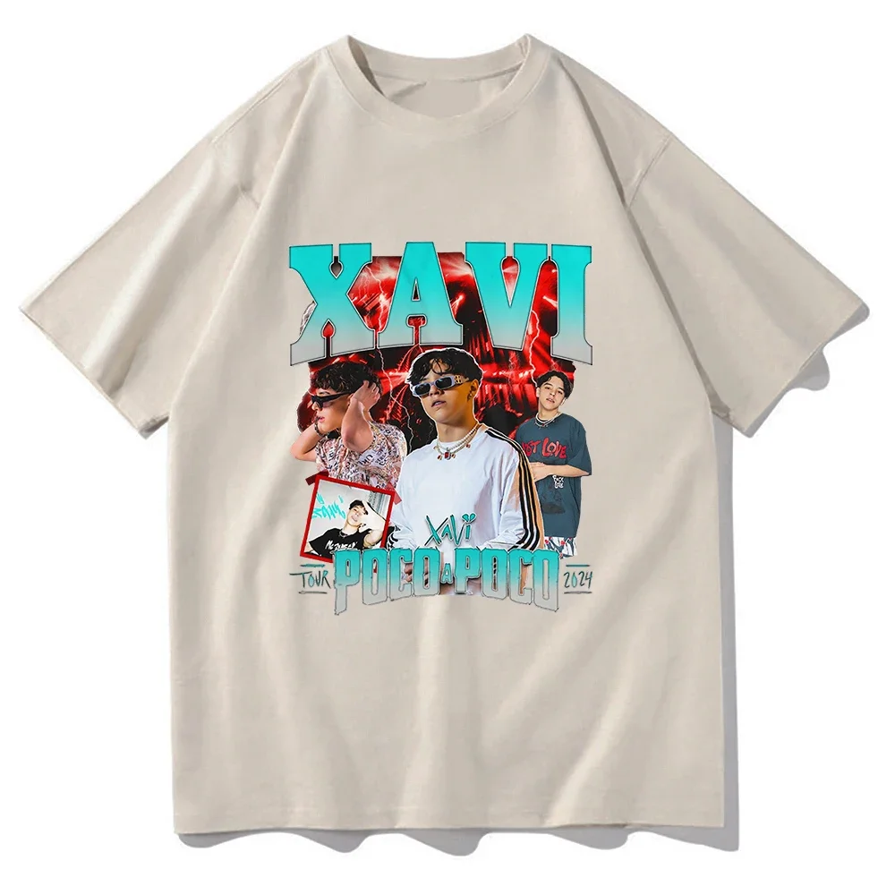 A Poco Tour 2024 футболка Xavi La Diabla мужская/женская одежда летние топы в стиле Харадзюку