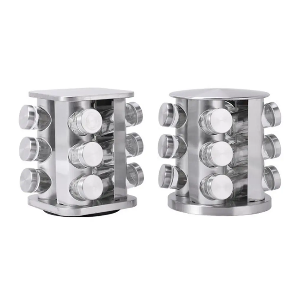 Кухонная банка для приправ из нержавеющей стали Металлическая емкость кухонная