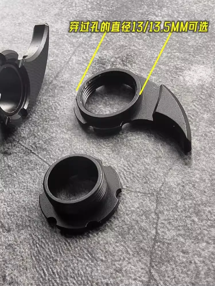 Цельная быстрооткрытая быстросъемная пряжка из алюминиевого сплава черного