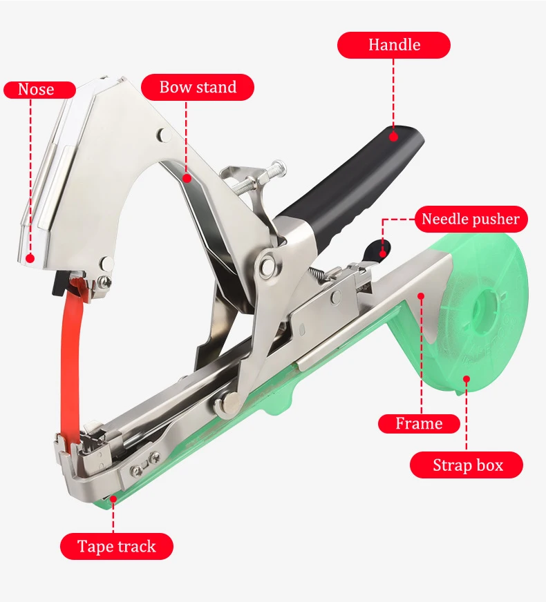 Подвязка ветвей садовый инструмент с ножницами для обрезки ленточная упаковка
