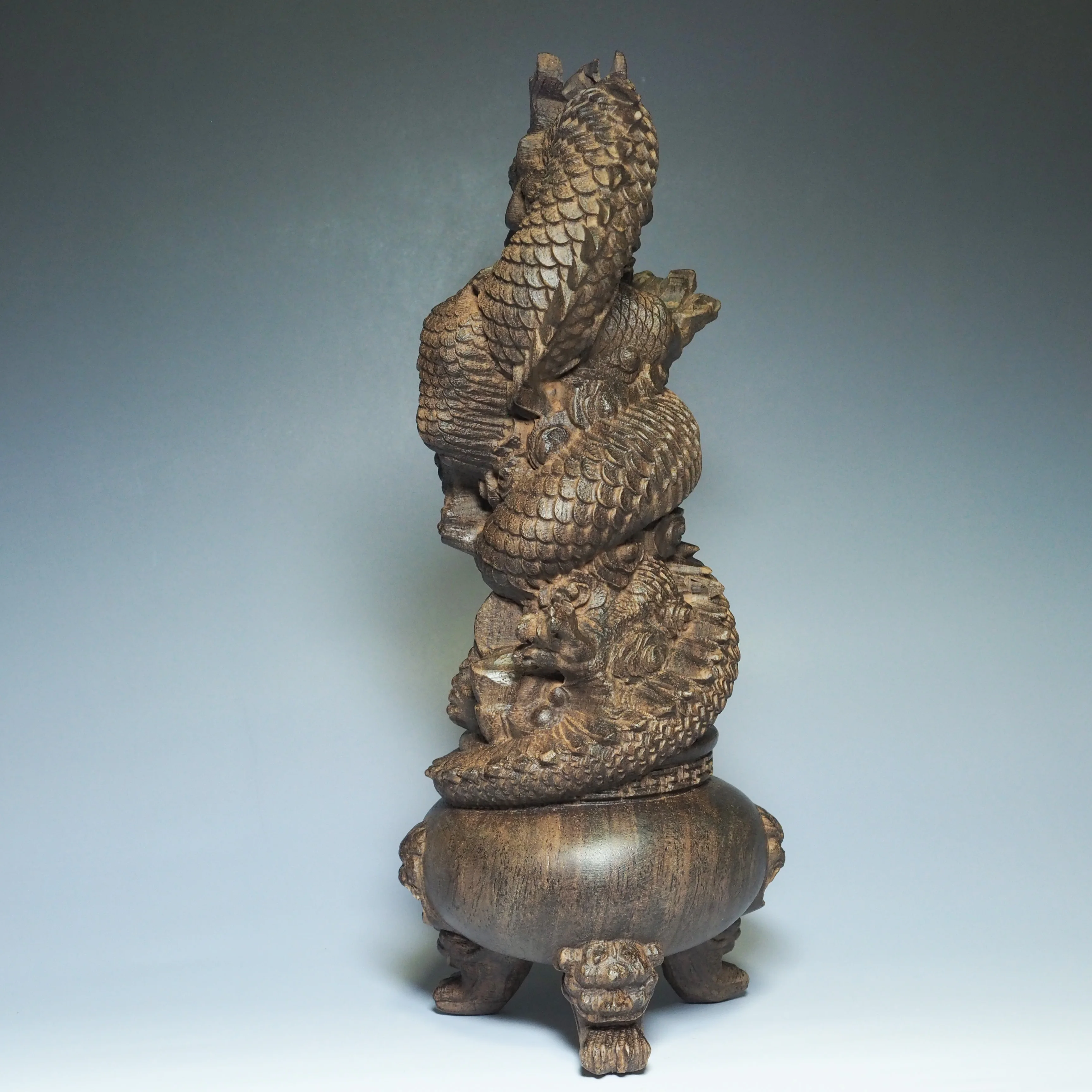 Вьетнамская резьба по агару китайские украшения в виде дракона украшение для