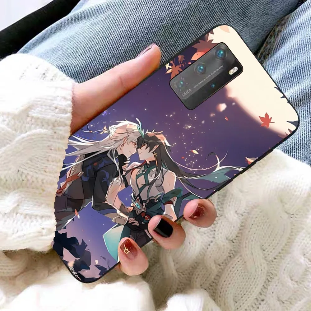 H-Honaki B-Blade x Dan Heng Phone Case For Huawei P 8 9 10 20 30 40 50 Pro Lite Psmart Honor lite 70 Mate 20lite