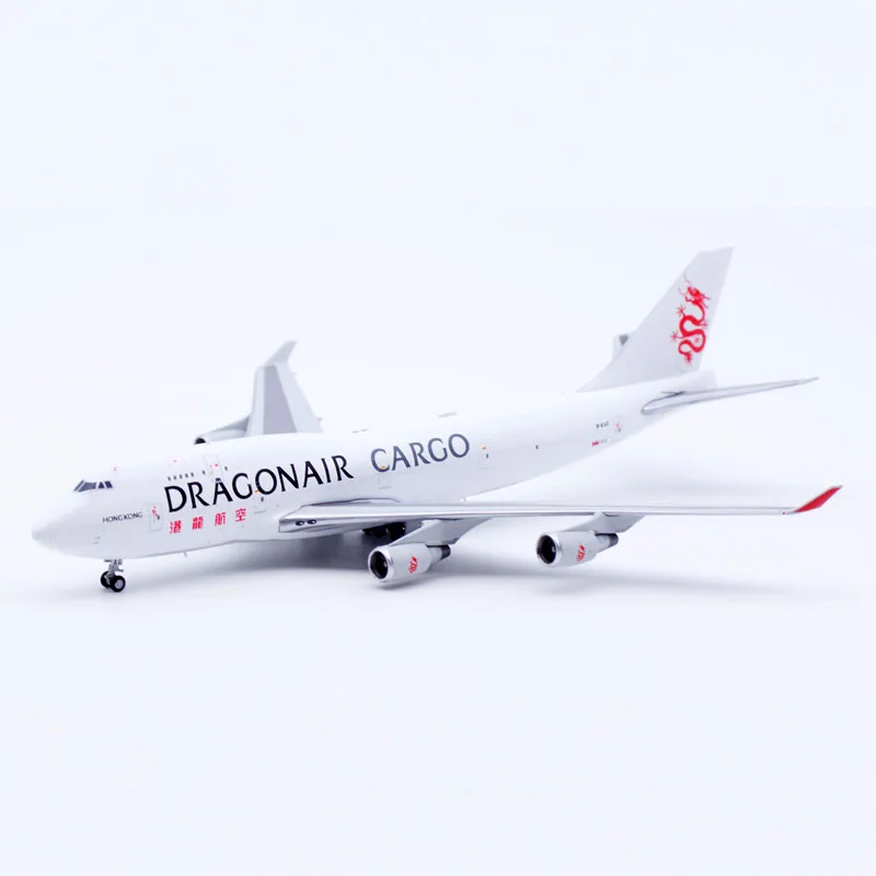 ЭВ 4744008 Коллекционный самолет из сплава в подарок JC Wings 1:400 Dragonair Cargo Boeing B747-400(BCF)