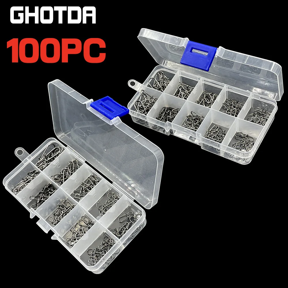 

100 шт., рыболовный крючок, 9-28 кг