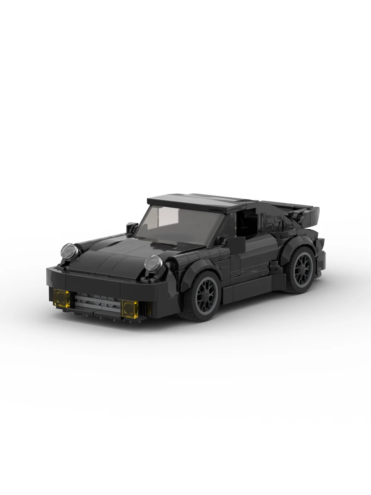 Bird (930) MOC-Black Turbo гоночный спортивный автомобиль скоростной чемпион гонщик