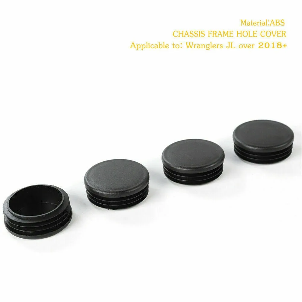 

Lower Cover Trim 4 Pieces/set Frame Hole ABS Plastic Black Chassis Brand New