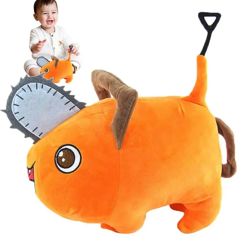 

25CM Anime Chainsaw Man Pochita Cosplay Props Plush Doll Cartoon Pillows Toy For Kids Christmas Birthday Gifts