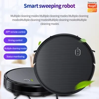 tuya automatic robot vacuum cleaner wet and dry sweeping and mopping intelligent cleaning sweeping robot works with smart home