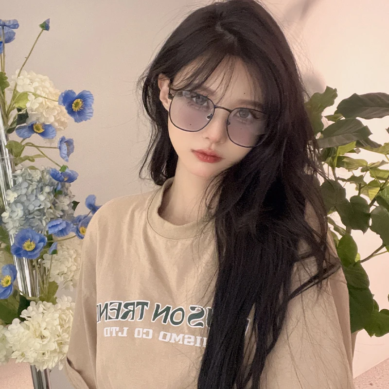 

Yuumi ONIL Sunglasses For Women Mens Black Eyewear Cat eye MGlasses Spy Fashion Oversized Luxury Designer Brand Jennie Korea