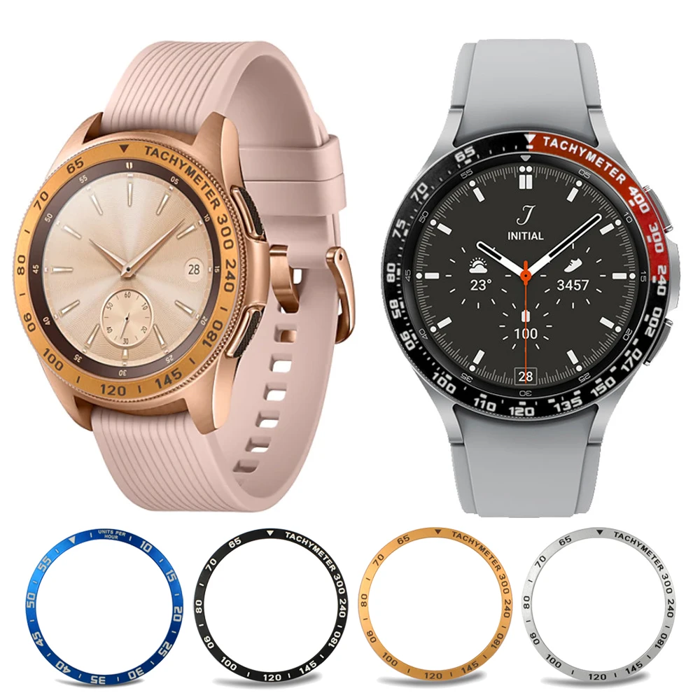 

Metal Bezel For Samsung Galaxy Watch 42mm 46mm 4 classic Cover Protection Ring Bumper For Samsung Gear S3 Classic frontier Case