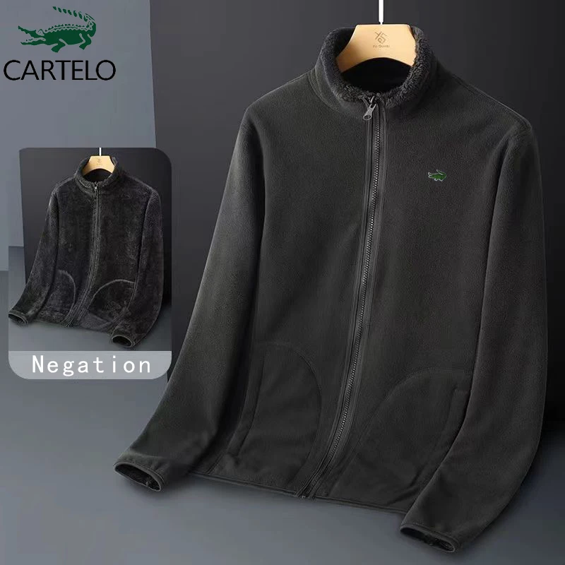Брендовая модная одежда CARTELO мужская куртка для пары плюшевый кардиган пальто на