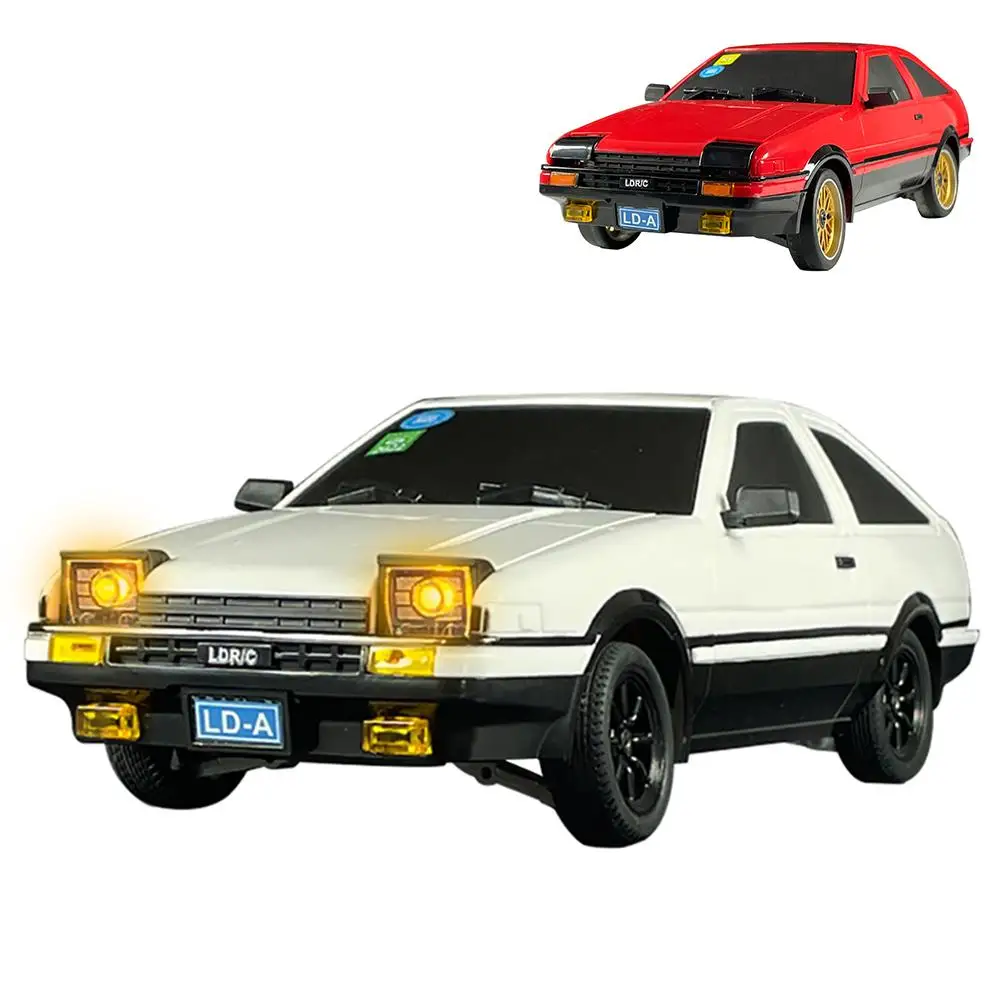 

1:18 2.4g Remote Control Car 3rd Generation Ae86 Built-in Gyroscope 3-channel Rc Car Model Toys For Children Gifts