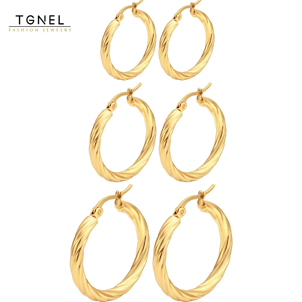 3 пары/комплект женские серьги-кольца