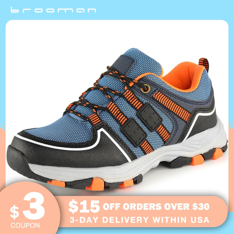 

brooman Kids Outdoor Hiking Shoes Lightweight Trekking Trails Shoe(Toddler/Little Kid/Big Kid)