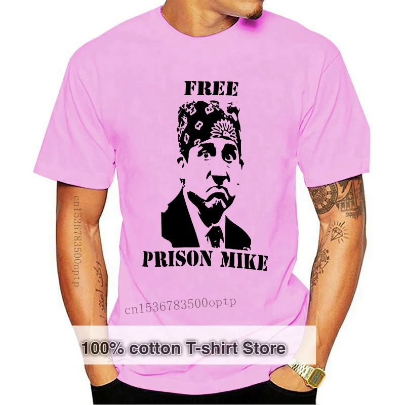 

FREE PRISON MIKE T shirt michael paper dunder mifflin office the office prison mike