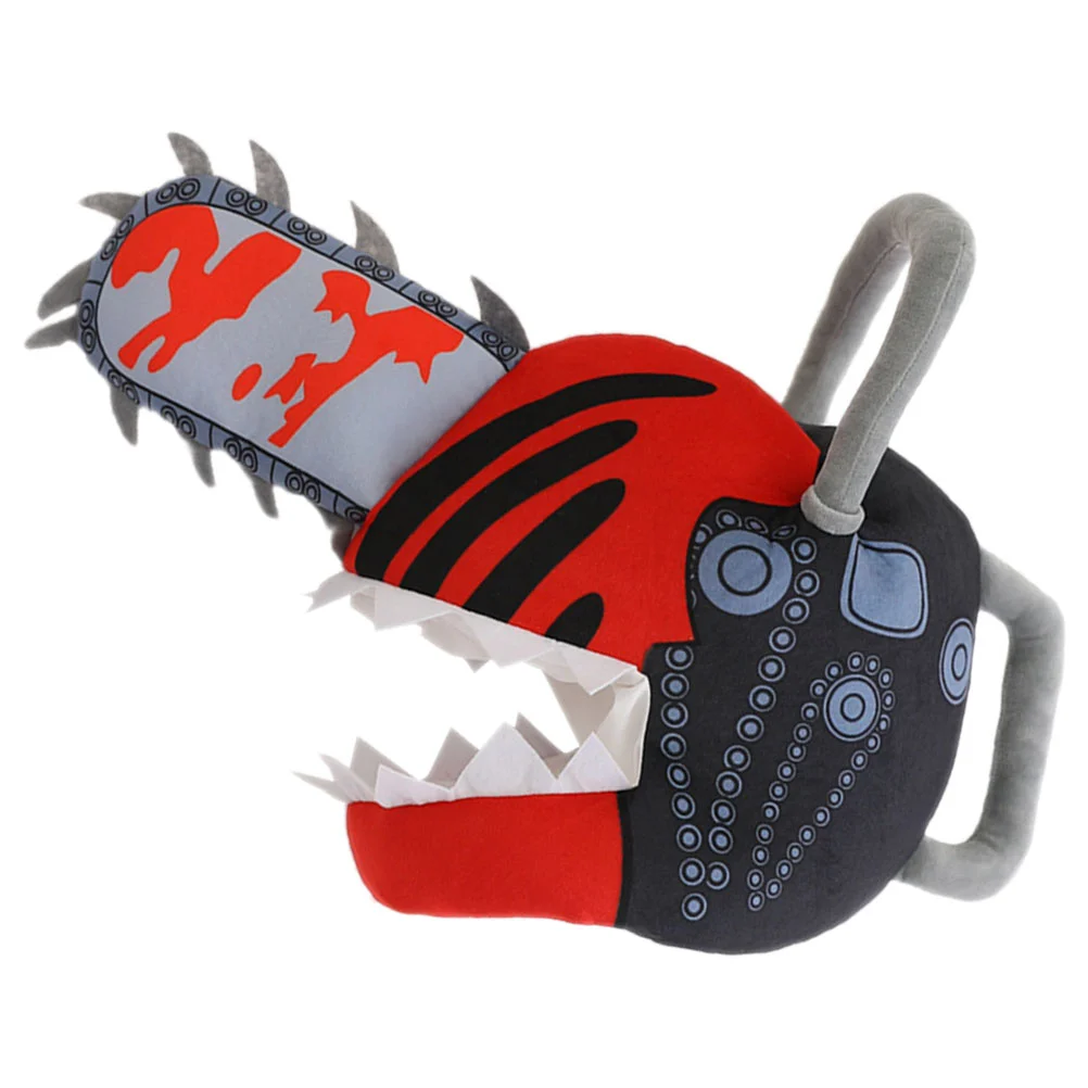 

Funny Chainsaw Hat Plush Chainsaw Shaped Hat Prop Masquerade Festive Headgear