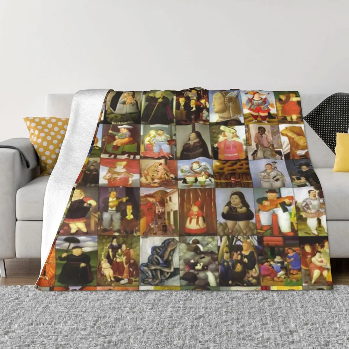 Фернандо Боторо Ультрамягкое одеяло из микрофлиса