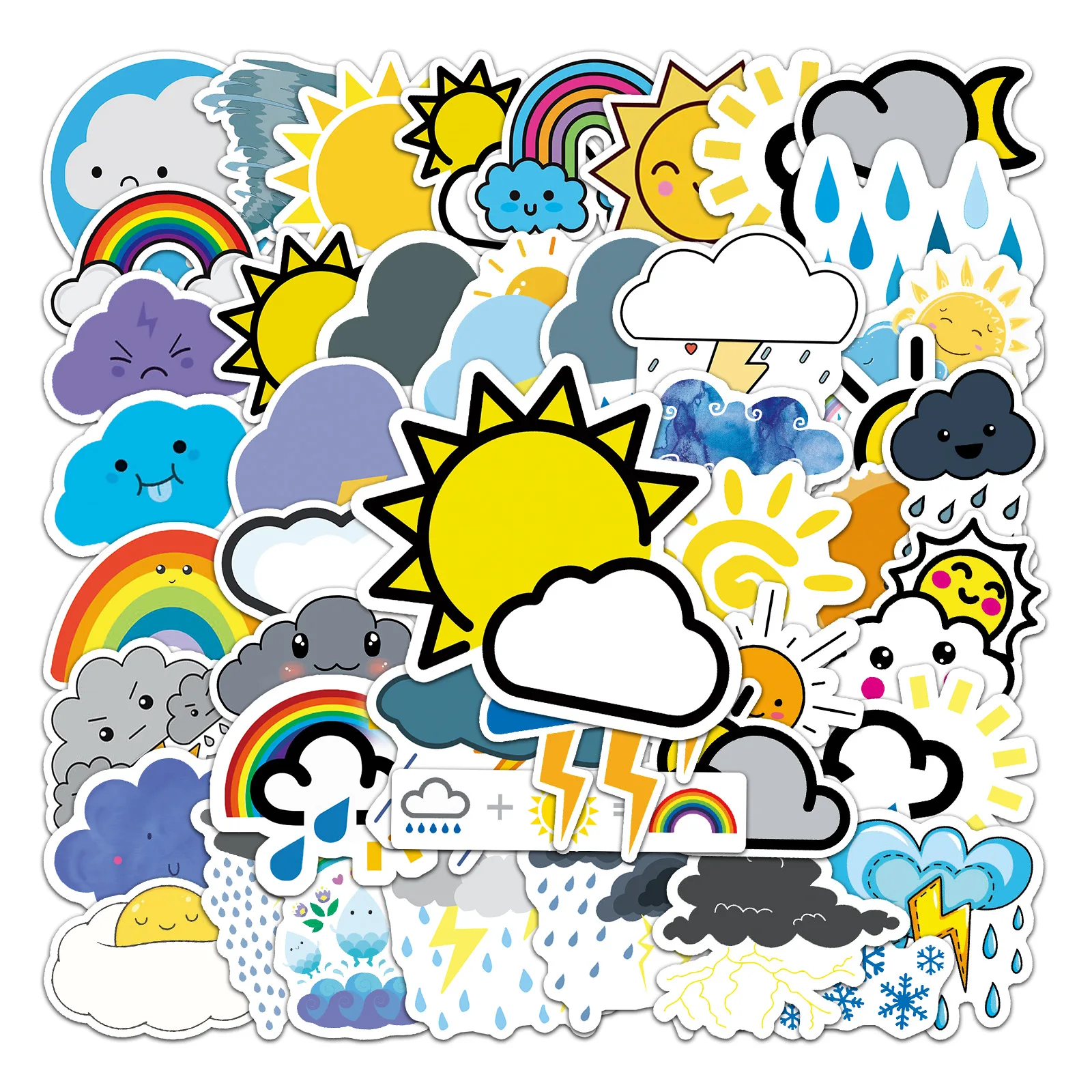 

Stickers Weather Cartoon Kids Toys Sticker Stationery Cool Gadgets Encanto Graffiti Notebooks Laptop Car Bicycle Water Bottle