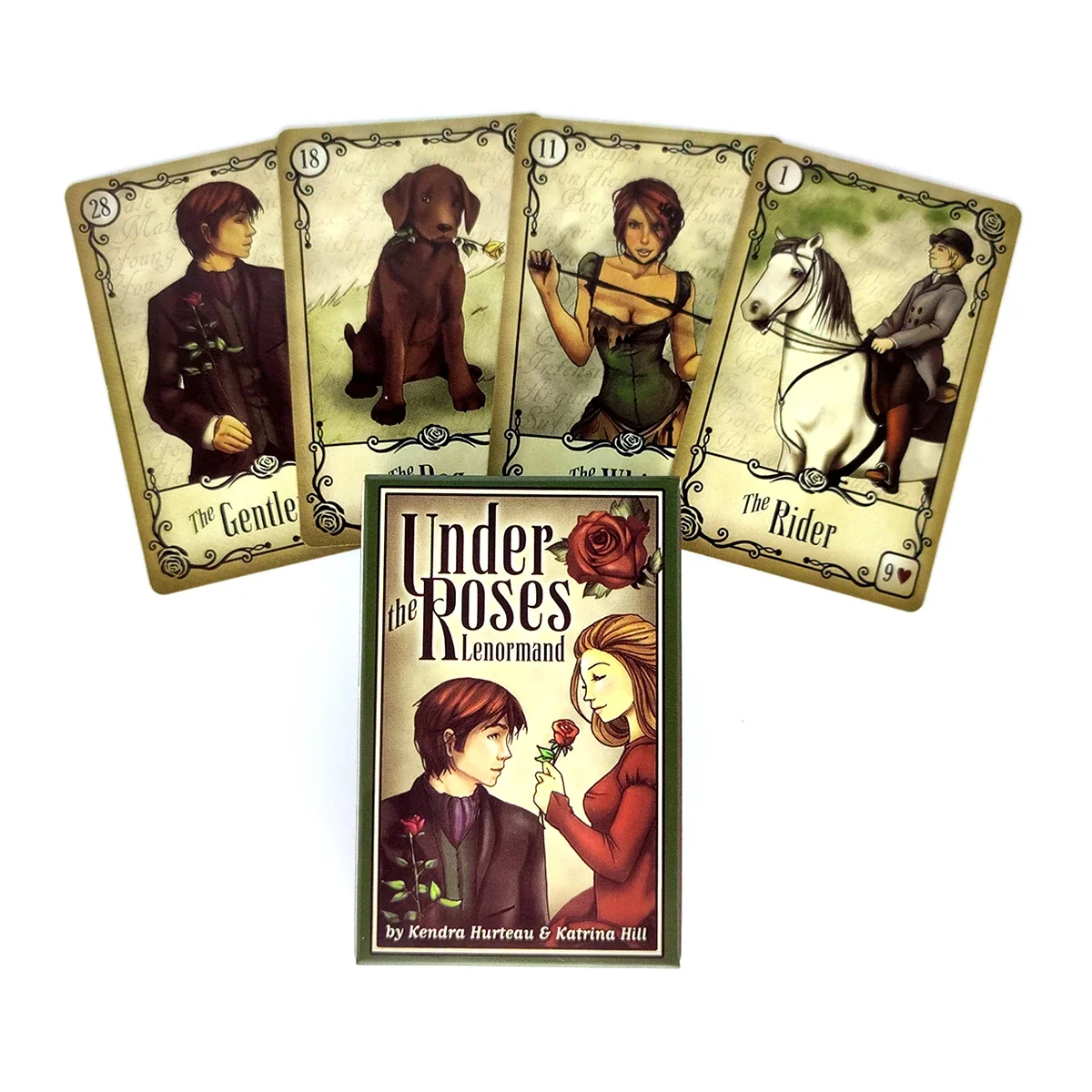 

New Under the Roses Lenormand 39 Card Oracle Deck Family Party Fun Tarots Board Game