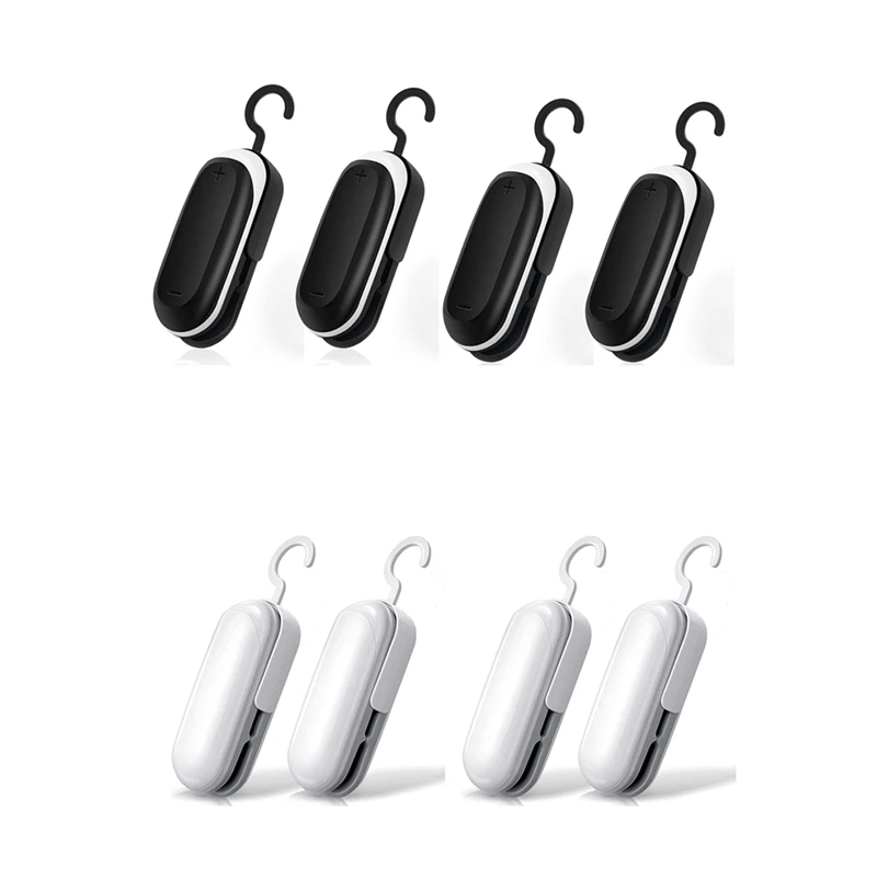 

4PCS Mini Bag Sealer, Heat Seal Portable Heat Vacuum Sealers Plastic Sealer Chip Bag Sealer Food Sealer Plastic Bags