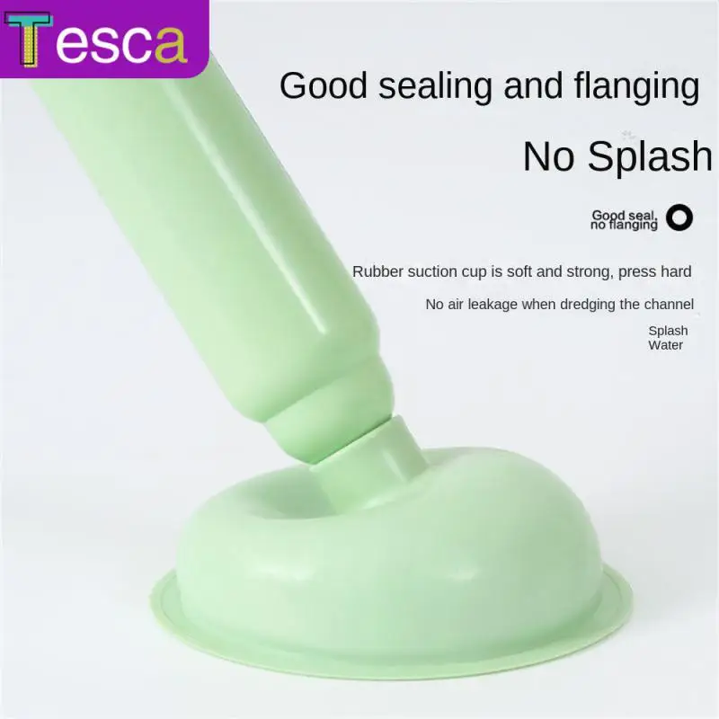 

With Smooth Appearance Physical Dredging Labor-saving Larger Caliber Toilet Dredger Solid Toilet Leather Strap Bathroom Supplies