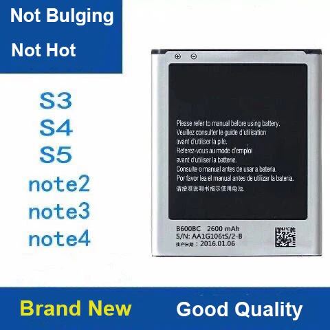Для Samsung note 2 3 4 5 8 9 10 battery S3 6 7 Plus Edge J5 J7 Pro EB-BG903BBE EB595675LU EB595675LA B600BC B600BE |