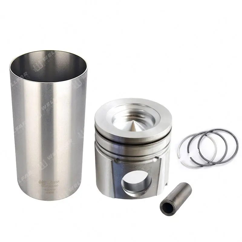 

ISBe 4B3.9 engine liner kit cylinder sleeve 3972884 3972880 piston 4089258 piston ring 102mm for cummins