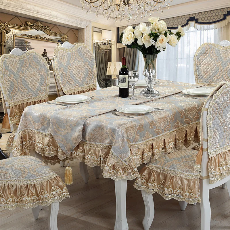 

Retro dining table and chair cover/European tablecloth