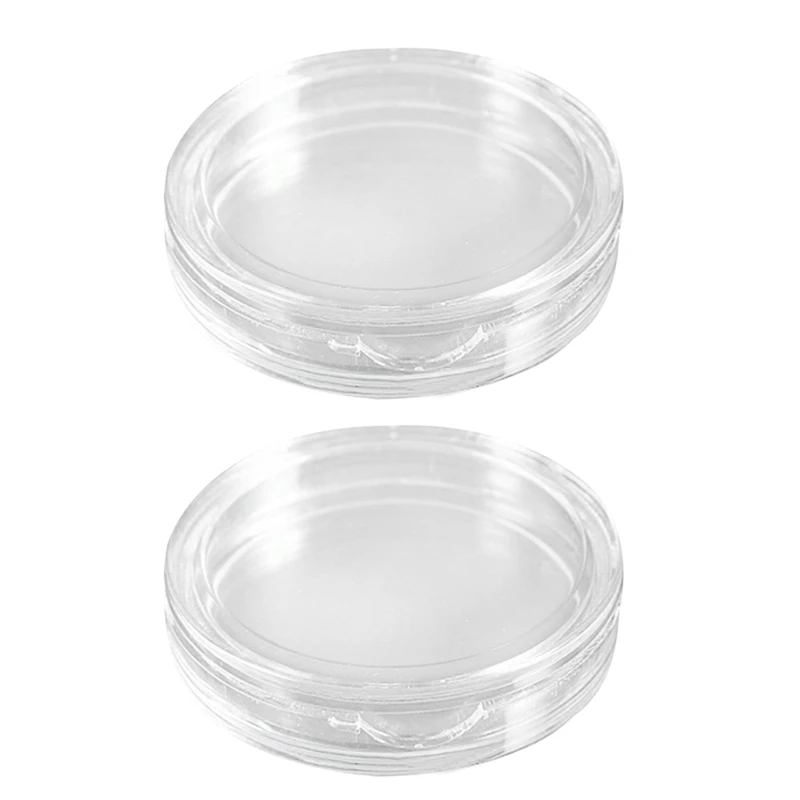 

20 Pcs Small Round Transparent Plastic Coin Capsules Box 24Mm & 35Mm