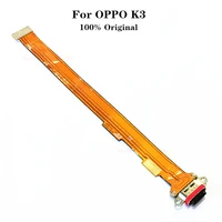 original usb charging port dock flex cable for oppo k3 charger plug with mainborad cable connector replacement parts