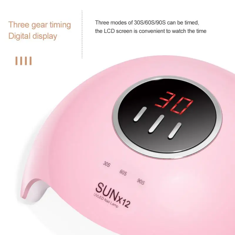 

Manicure Lamp 54W Three-speed Timing USB 18 Dual-light Headlight Beads Intelligent Sensor Phototherapy Machine Nail Lamp