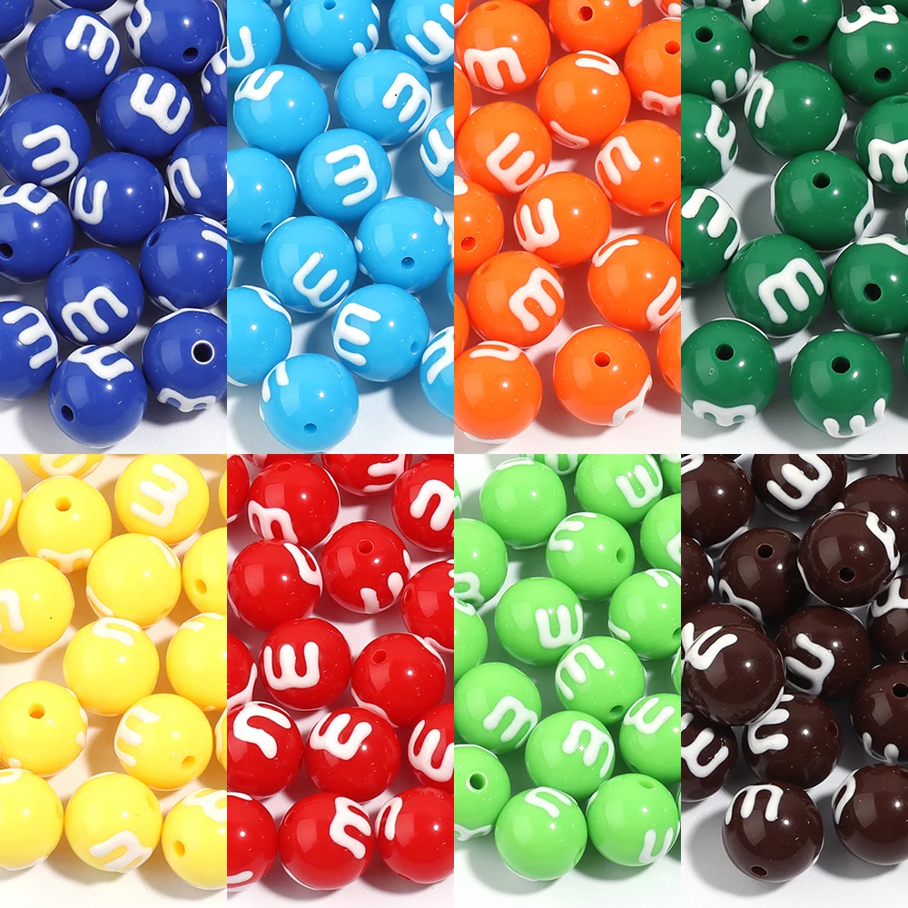 10 шт. акриловые Круглые бусины 14 мм