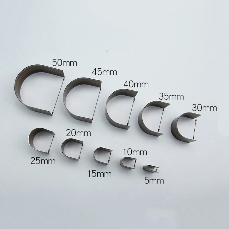 Полукруглый дырокол для кожи режущий нож полукруглый ремесла инструменты сделай