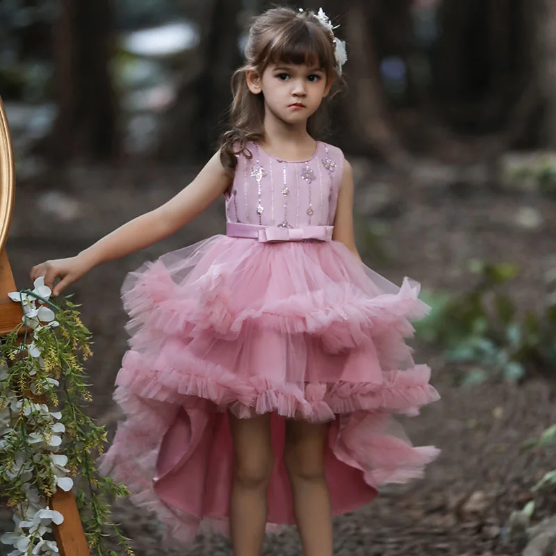 

Hot Sale: Princess Skirt, Multi-Layer Gauze Puffy Skirt, Walk Show, Model Performance, Tail Skirt, Flower Girl Bridesmaid Dress