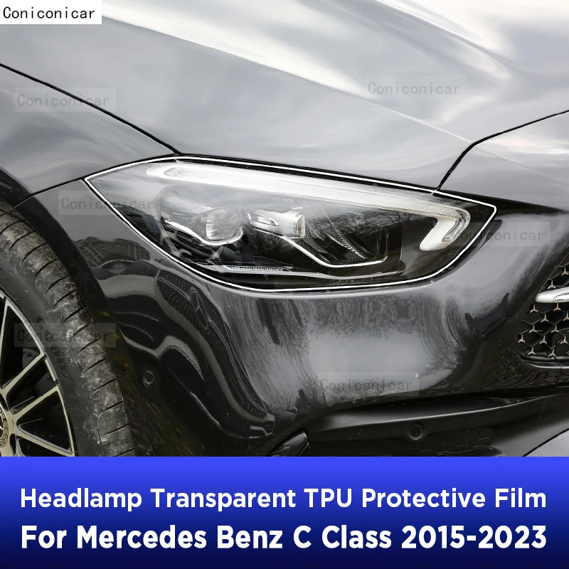 Прозрачная защитная пленка против царапин для автомобильных фар наклейки из ТПУ