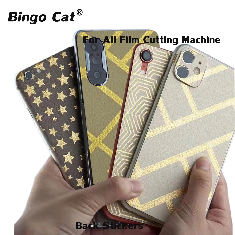 

FONLYU Hydrogel Film Back Stickers For iPhone 13 Pro Max 12 Mini 11 Pro Bronzing Pattern Protective For Film Cutting Machine