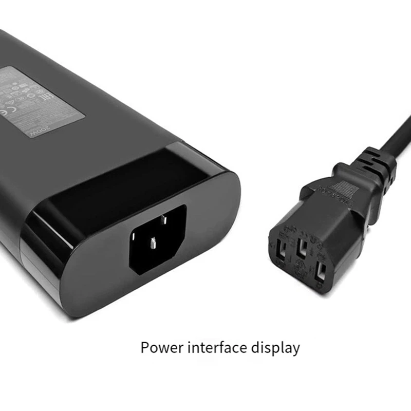 Зарядное устройство мощностью 200 Вт для ноутбука HP 8740w 8760W 8770W ZBOOK 15G2 17G2 TPN-CA03 HSTNN-CA16/24